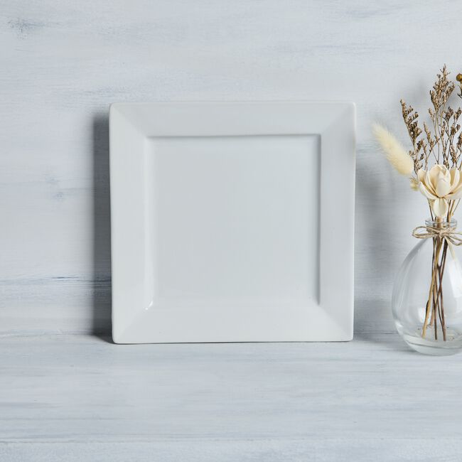 Abney & Croft White 7.5" Square Side Plate